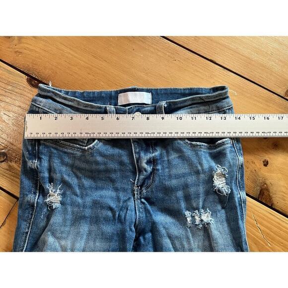 Vervet Women's Distressed Skinny Blue Denim Jean. Size 26. Style T5253 - Picture 5 of 6